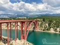 Maslenica-Brücke an der Adria-Magistrale D8